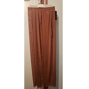 Pretty Little Thing Copper Maxi Skirt